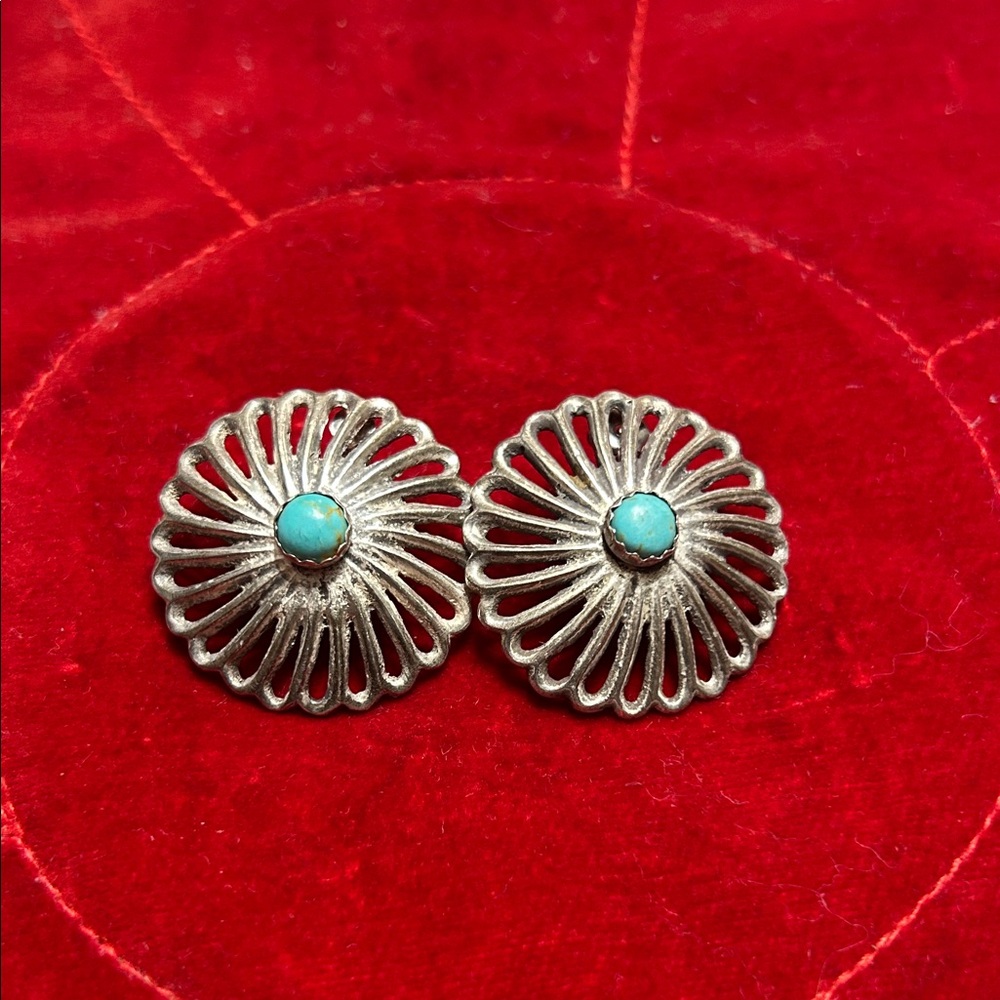 Sterling Silver and Turquoise Earrings